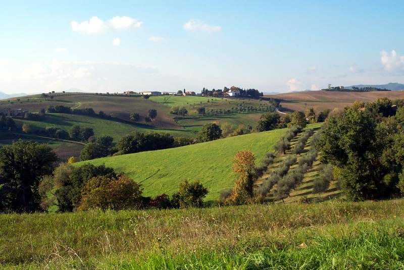 Umbria Immagini e Fotografie - Pilonico Paterno - panorama della natura